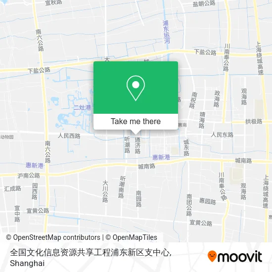 全国文化信息资源共享工程浦东新区支中心 map