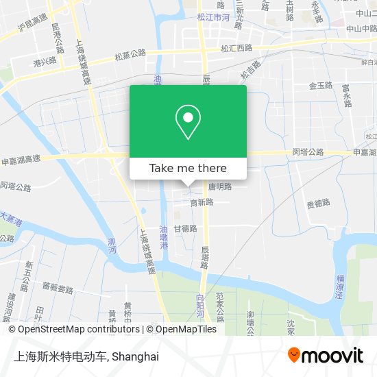 上海斯米特电动车 map
