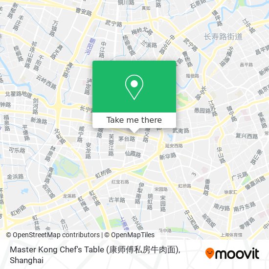Master Kong Chef's Table (康师傅私房牛肉面) map