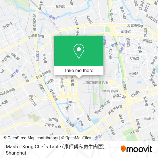 Master Kong Chef's Table (康师傅私房牛肉面) map