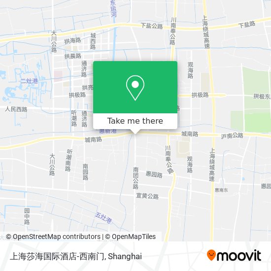 上海莎海国际酒店-西南门 map