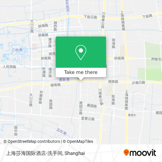 上海莎海国际酒店-洗手间 map