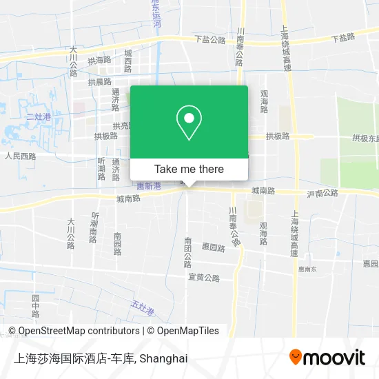 上海莎海国际酒店-车库 map