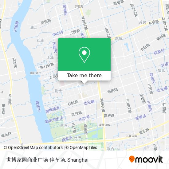 世博家园商业广场-停车场 map