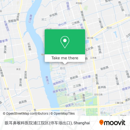 眼耳鼻喉科医院浦江院区(停车场出口) map