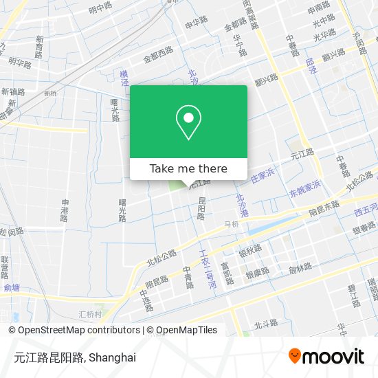 元江路昆阳路 map