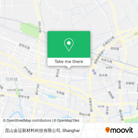 昆山金运新材料科技有限公司 map