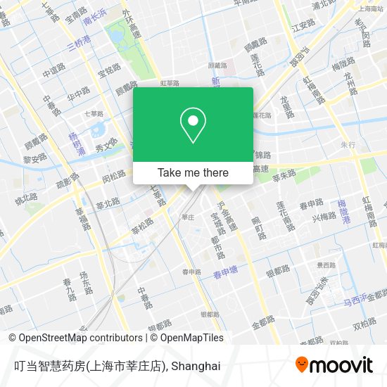 叮当智慧药房(上海市莘庄店) map