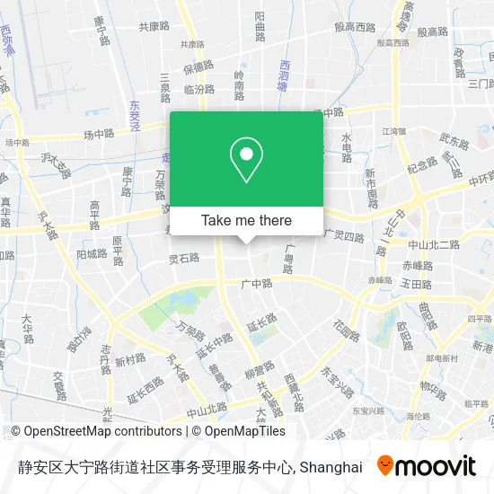 静安区大宁路街道社区事务受理服务中心 map