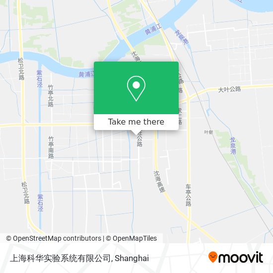 上海科华实验系统有限公司 map
