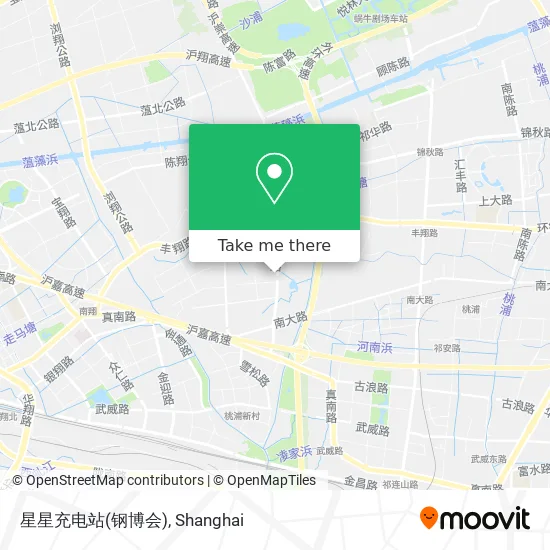 星星充电站(钢博会) map