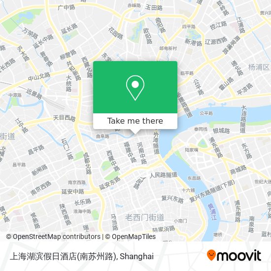 上海湖滨假日酒店(南苏州路) map