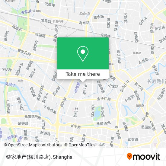 链家地产(梅川路店) map