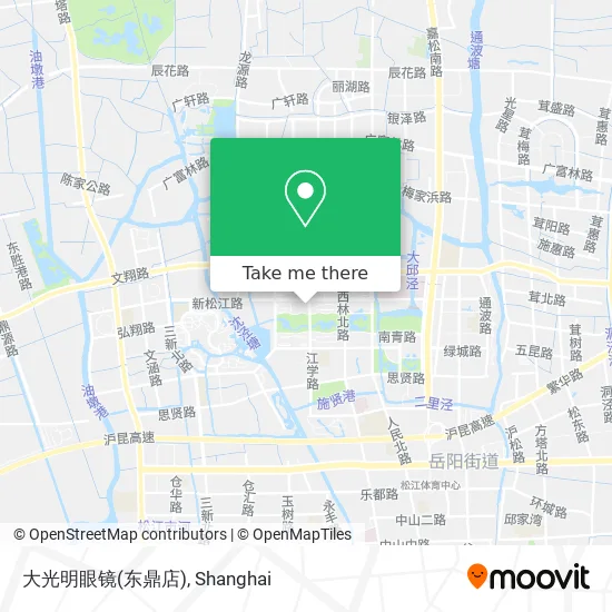 大光明眼镜(东鼎店) map
