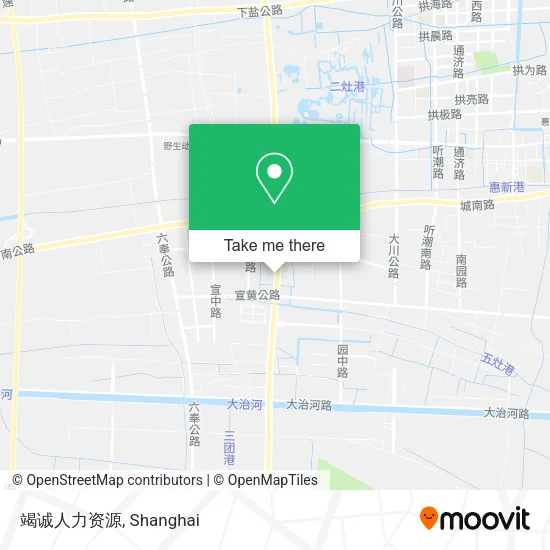 竭诚人力资源 map