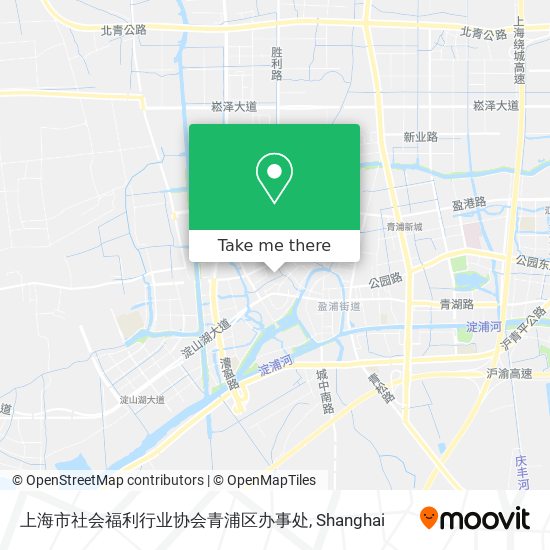 上海市社会福利行业协会青浦区办事处 map