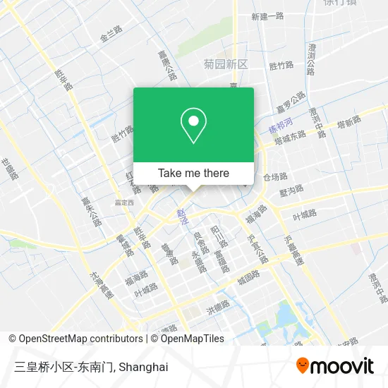 三皇桥小区-东南门 map