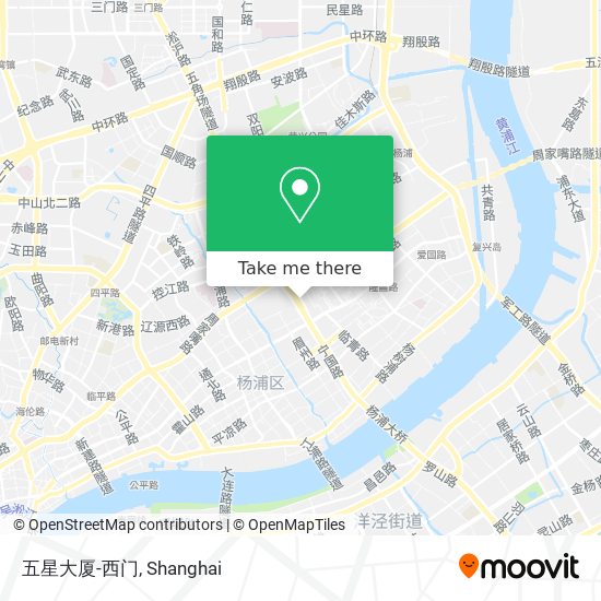 五星大厦-西门 map