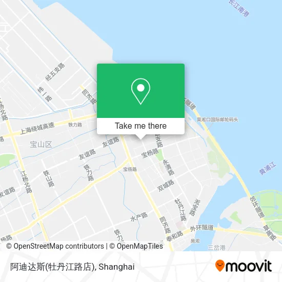 阿迪达斯(牡丹江路店) map