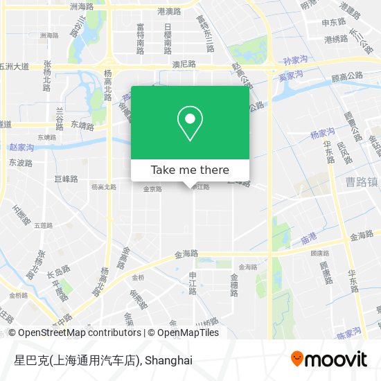 星巴克(上海通用汽车店) map