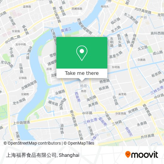 上海福界食品有限公司 map