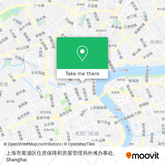 上海市黄浦区住房保障和房屋管理局外滩办事处 map