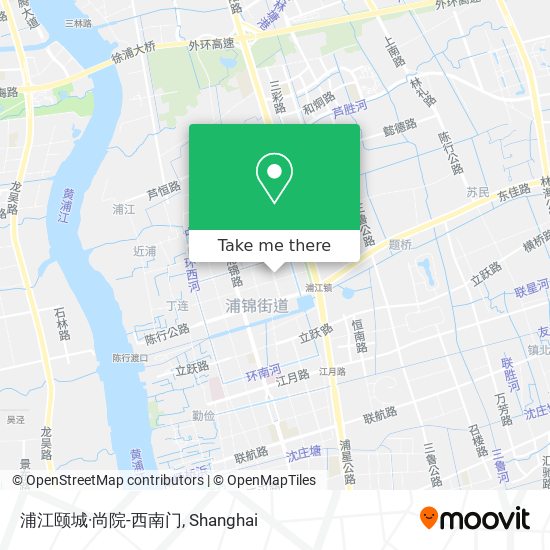 浦江颐城·尚院-西南门 map