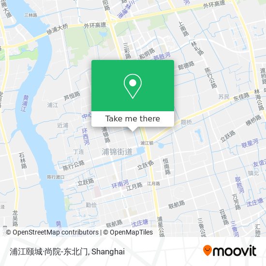 浦江颐城·尚院-东北门 map