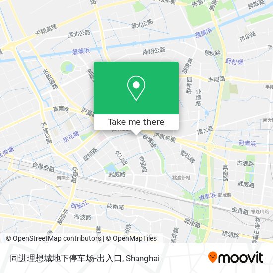 同进理想城地下停车场-出入口 map