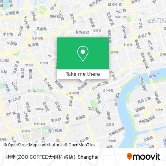 街电(ZOO COFFEE天钥桥路店) map