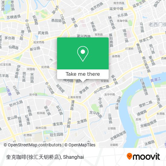 奎克咖啡(徐汇天钥桥店) map