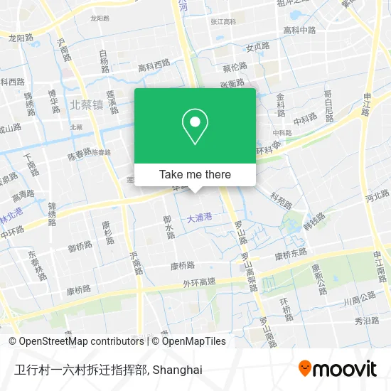 卫行村一六村拆迁指挥部 map