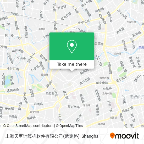 上海天臣计算机软件有限公司(武定路) map