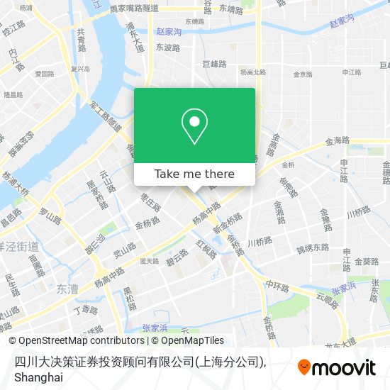 四川大决策证券投资顾问有限公司(上海分公司) map