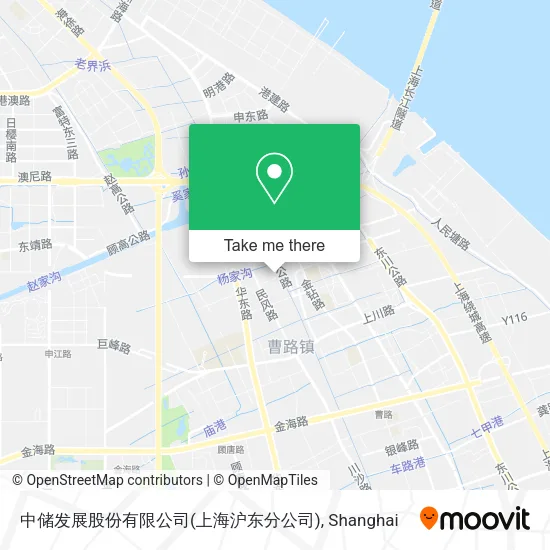 中储发展股份有限公司(上海沪东分公司) map