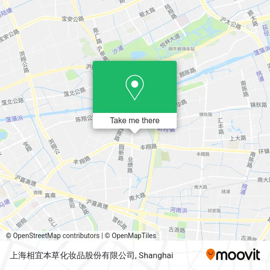 上海相宜本草化妆品股份有限公司 map