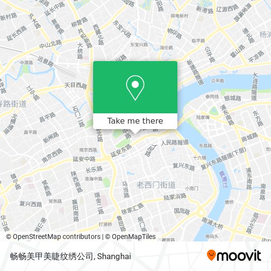 畅畅美甲美睫纹绣公司 map