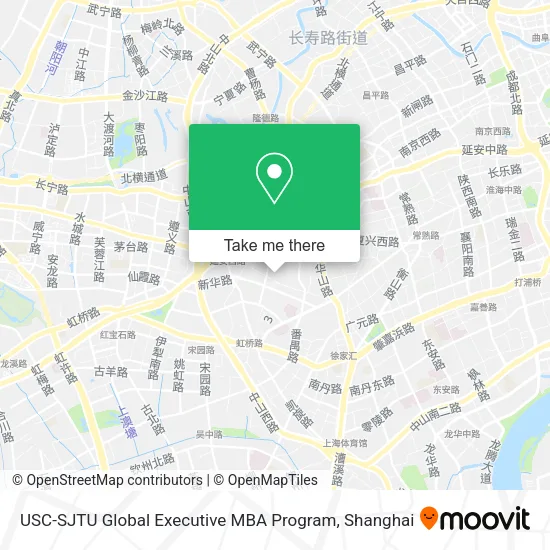 USC-SJTU Global Executive MBA Program map