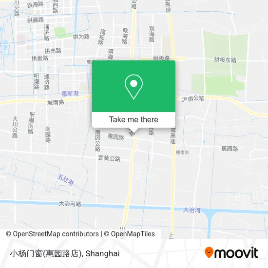 小杨门窗(惠园路店) map