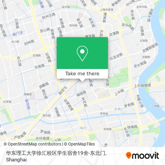 华东理工大学徐汇校区学生宿舍19舍-东北门 map