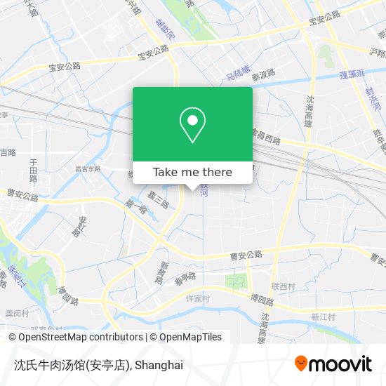 沈氏牛肉汤馆(安亭店) map