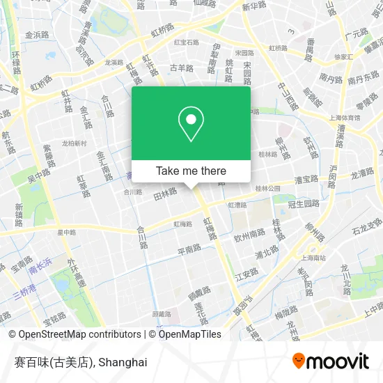赛百味(古美店) map