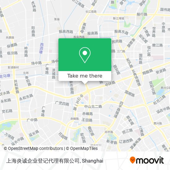 上海炎诚企业登记代理有限公司 map