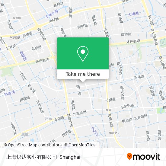 上海炽达实业有限公司 map