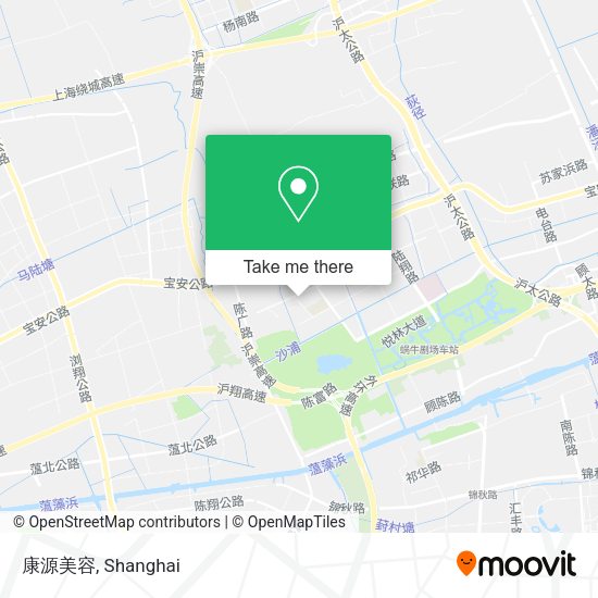 康源美容 map