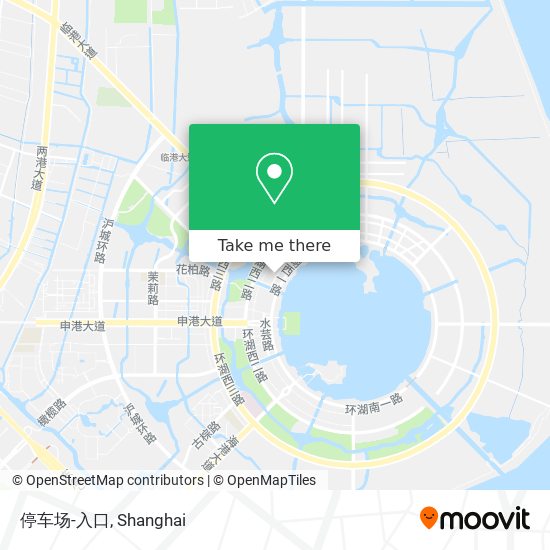停车场-入口 map