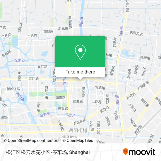 松江区松云水苑小区-停车场 map