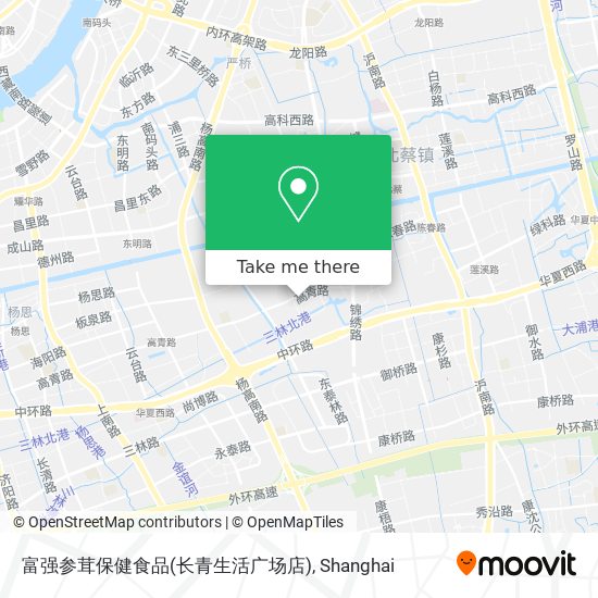 富强参茸保健食品(长青生活广场店) map