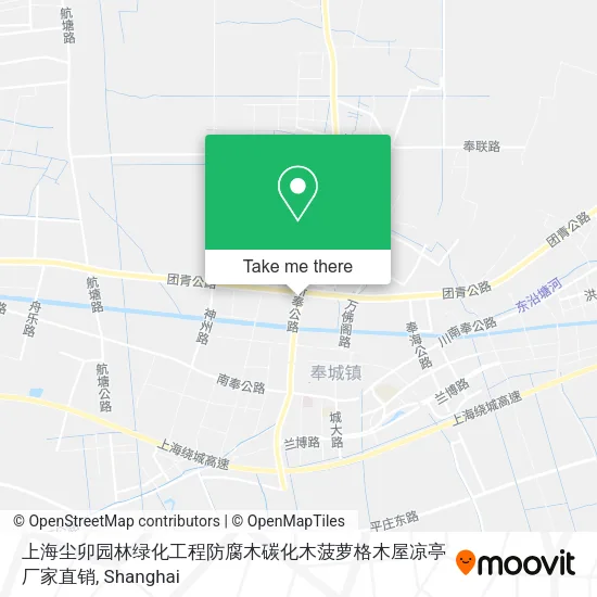 上海尘卯园林绿化工程防腐木碳化木菠萝格木屋凉亭厂家直销 map