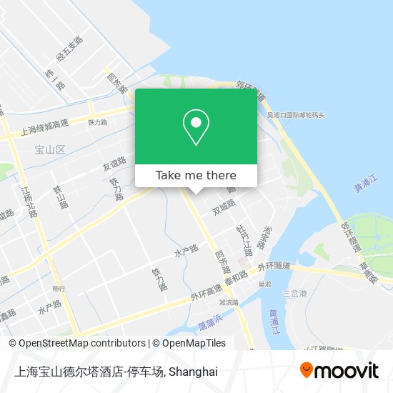 上海宝山德尔塔酒店-停车场 map